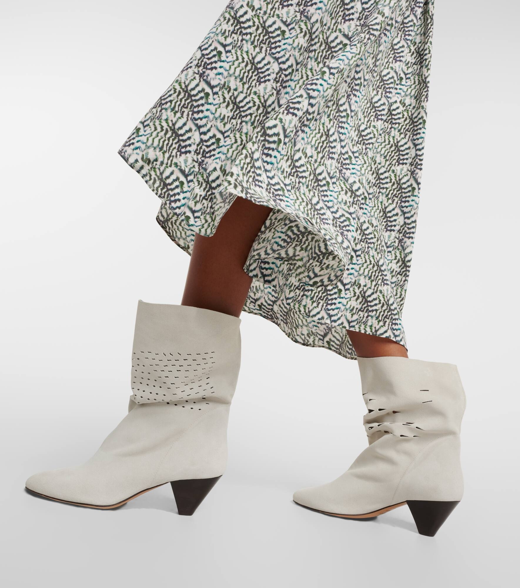 Reachi suede ankle boots - 4
