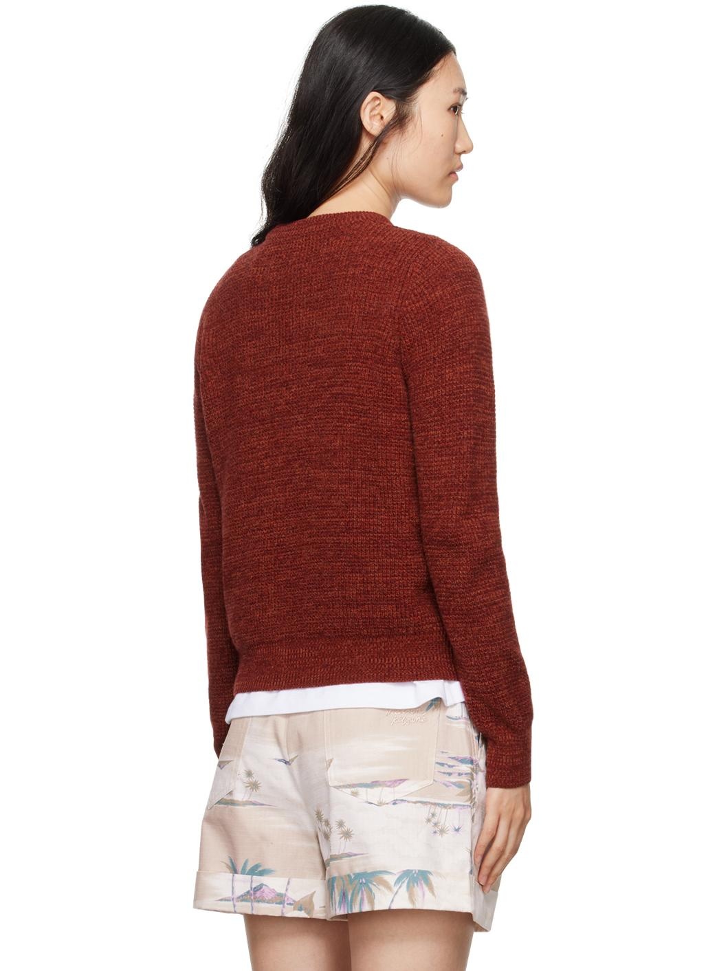 Red Handwriting Comfort Sweater - 3