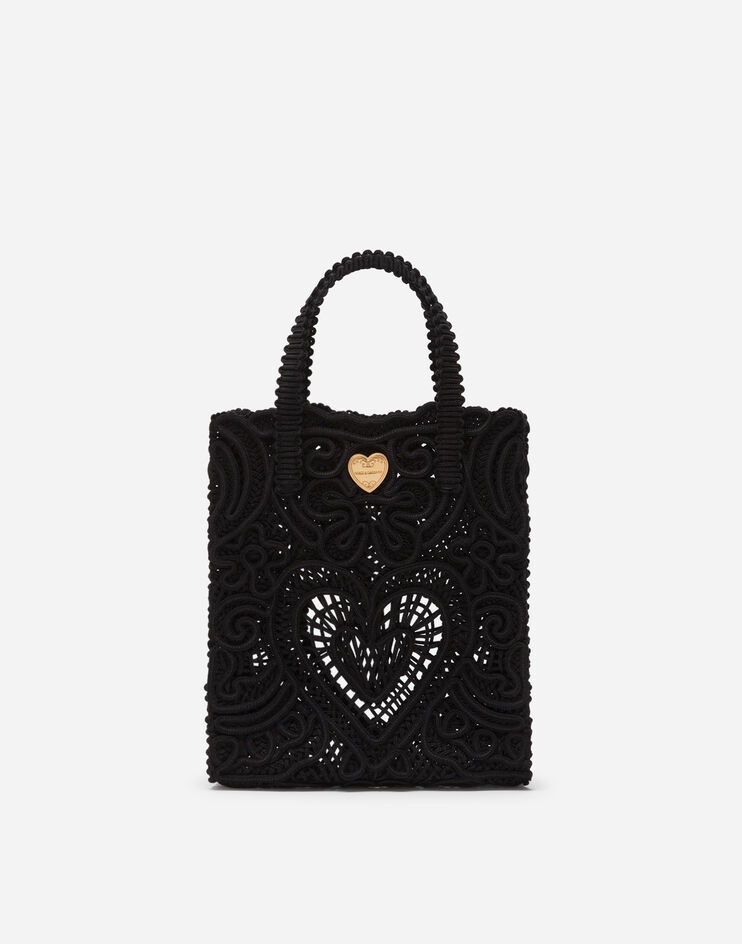 Small cordonetto lace Beatrice bag - 1