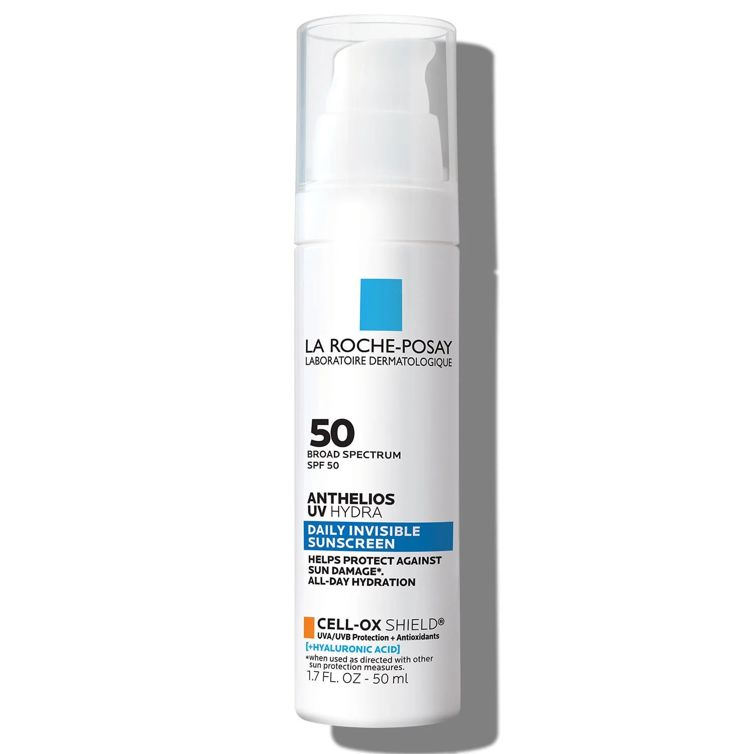 Anthelios UV Hydra Hydrating Face Sunscreen SPF 50 With Hyaluronic Acid - 1