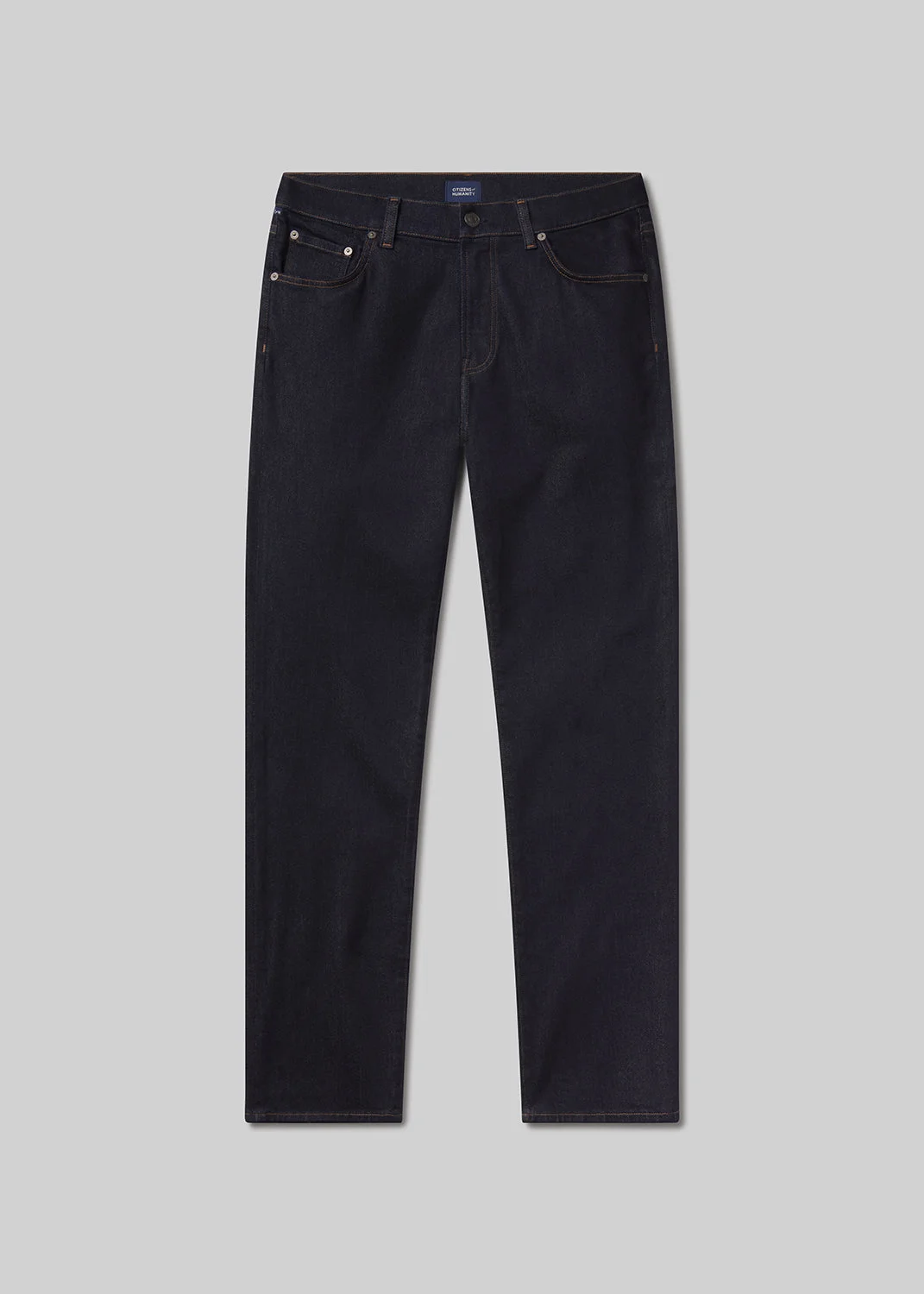 Gage Slim Straight Cotton Silk In Inky Rinse - 1