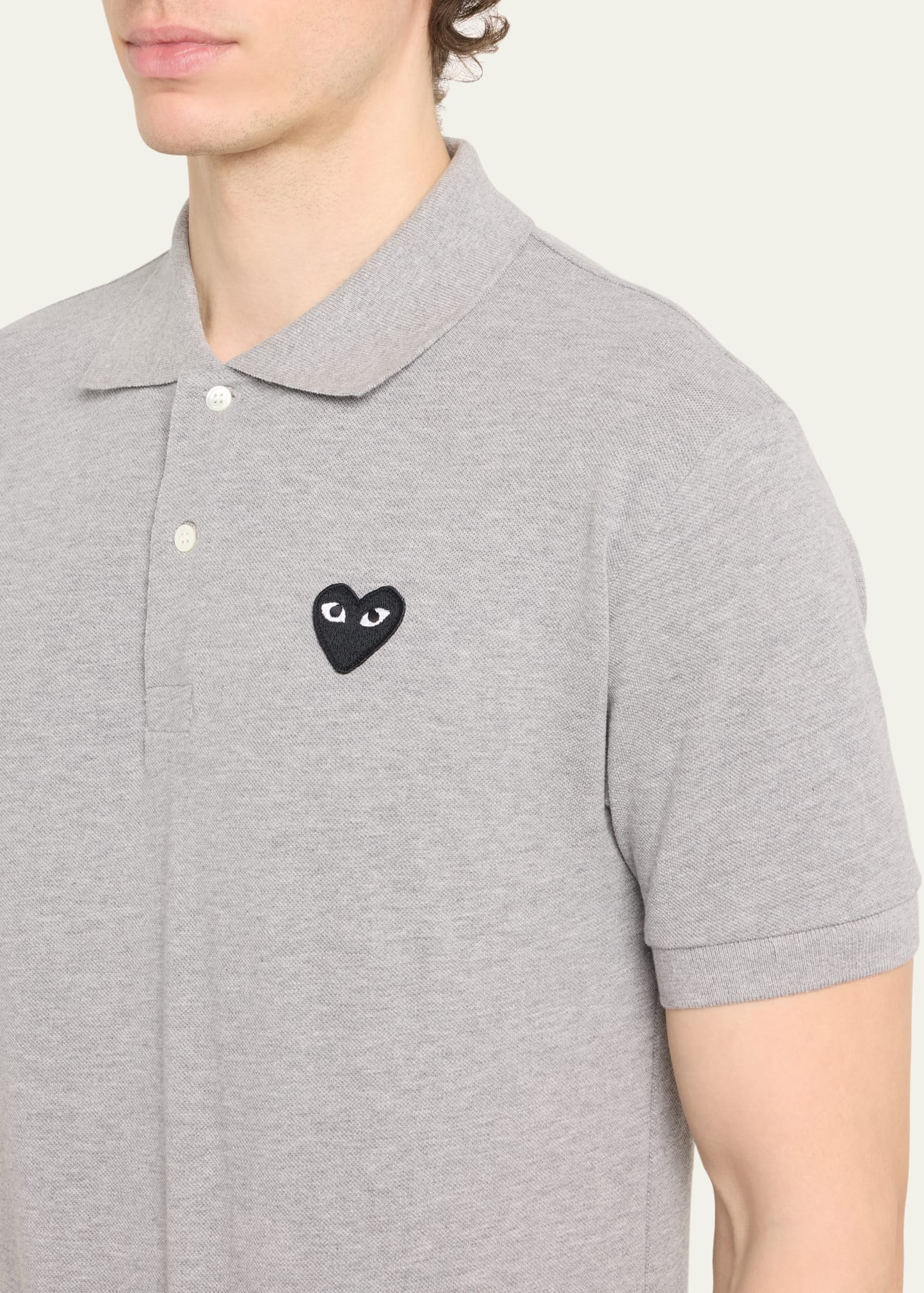 Men's Heart Polo Shirt - 5