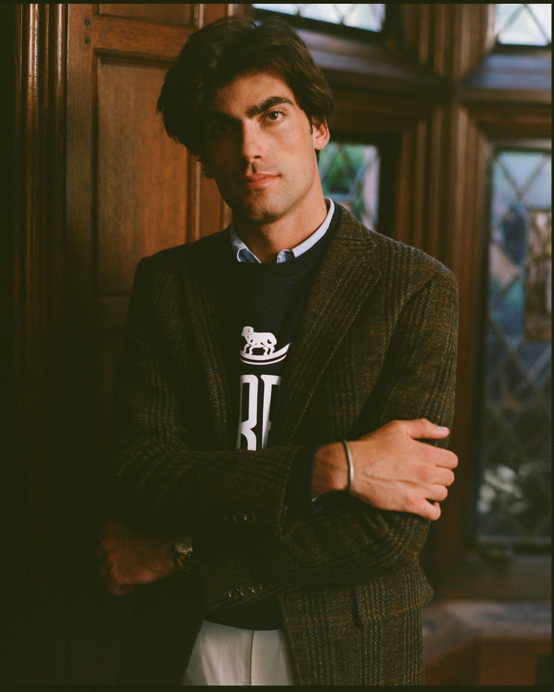 MADE-IN-USA OLIVE PLAID HARRIS TWEED SPORT COAT 3