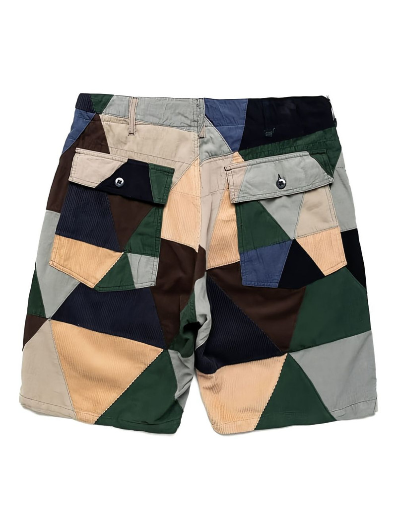 Engineered Garments Fatigue patchwork shorts outlook