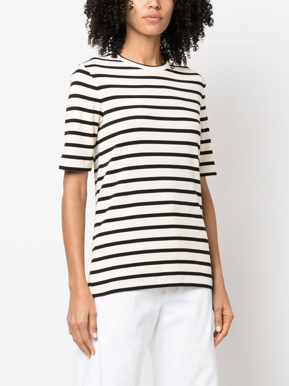 Striped cotton t-shirt - 2
