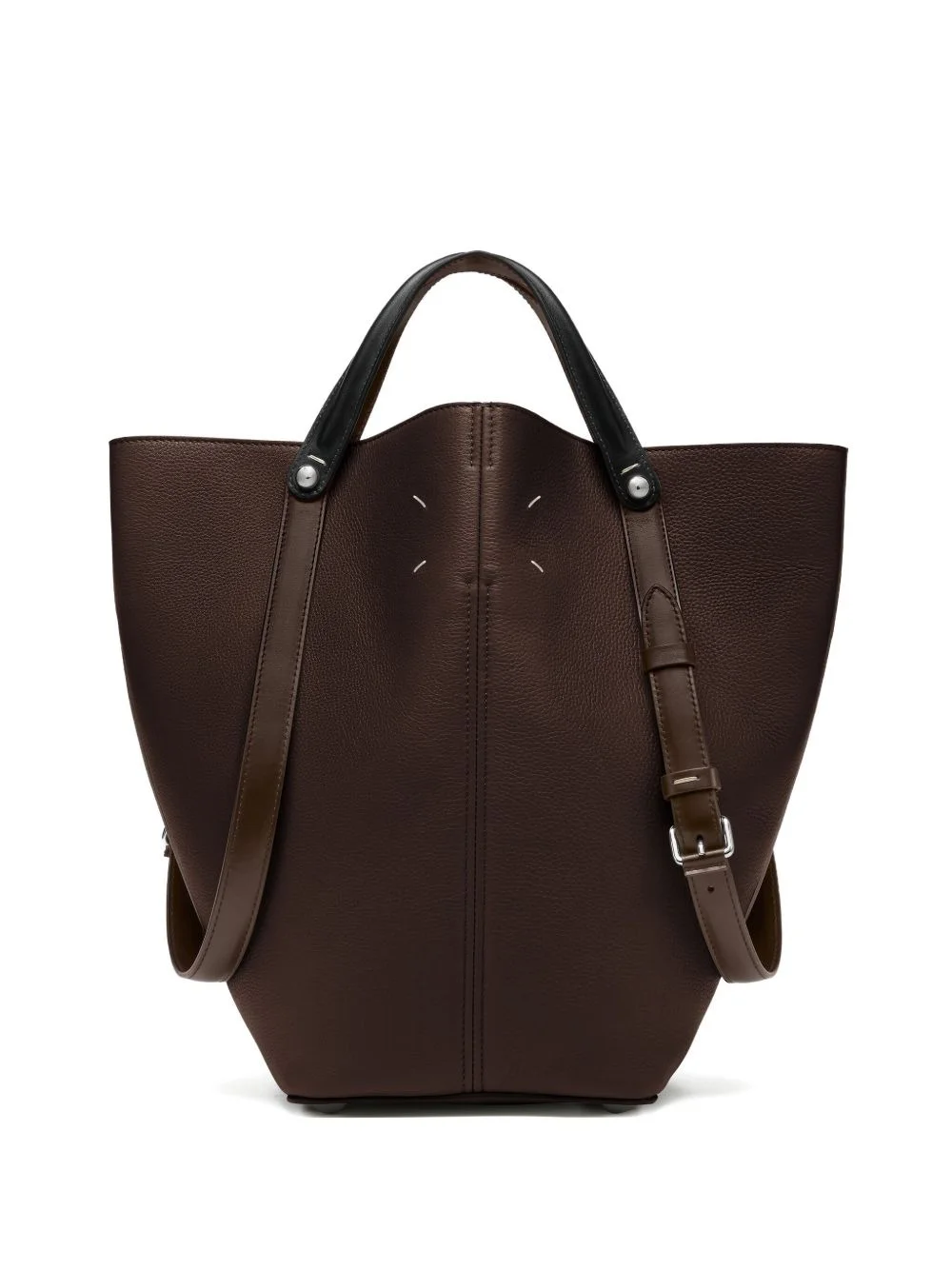 Dress-age leather tote bag - 1
