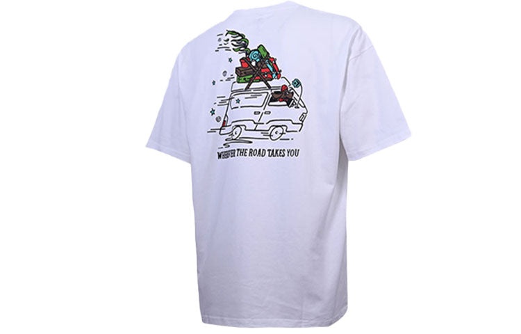 Converse Road Trip T-Shirt 'White' 10023266-A02 - 2