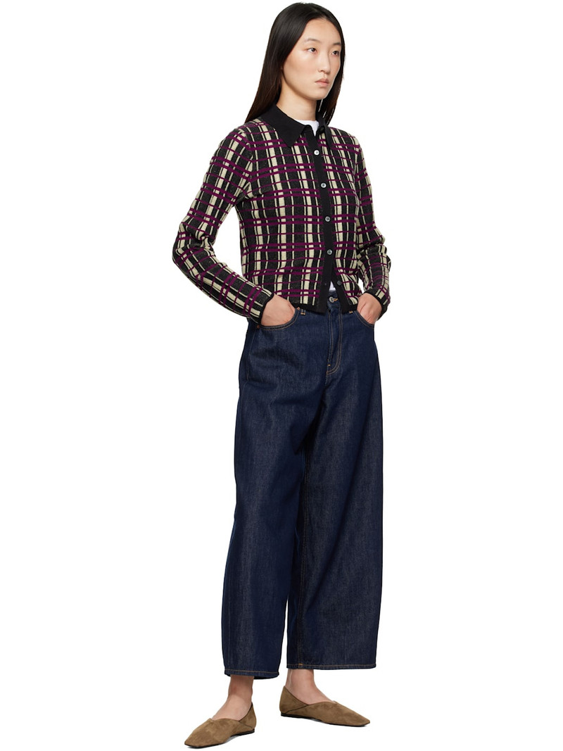 6397 Blue Cropped Roomy Jeans outlook