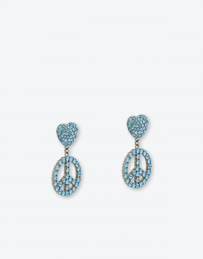 Moschino PEACE SIGN EARRINGS outlook