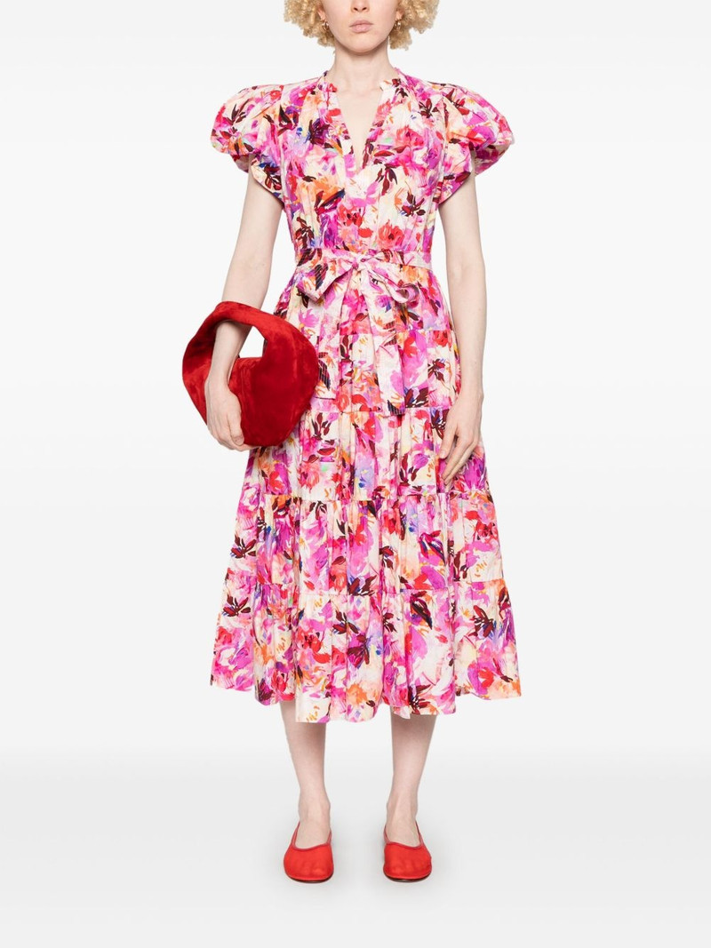 ULLA JOHNSON Ottilie midi dress outlook