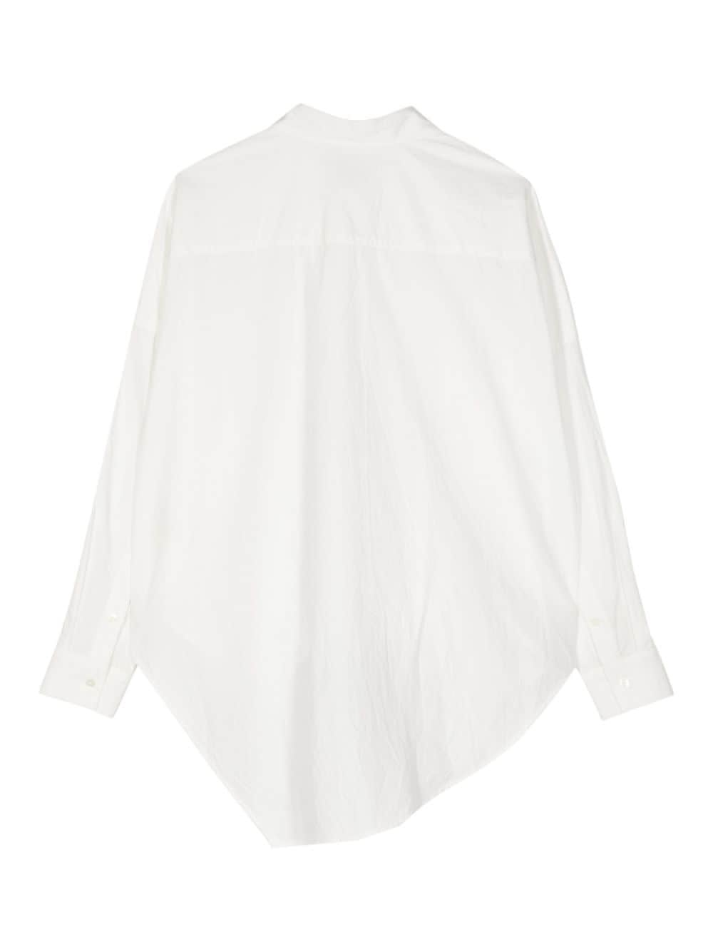 asymmetric cotton shirt - 2