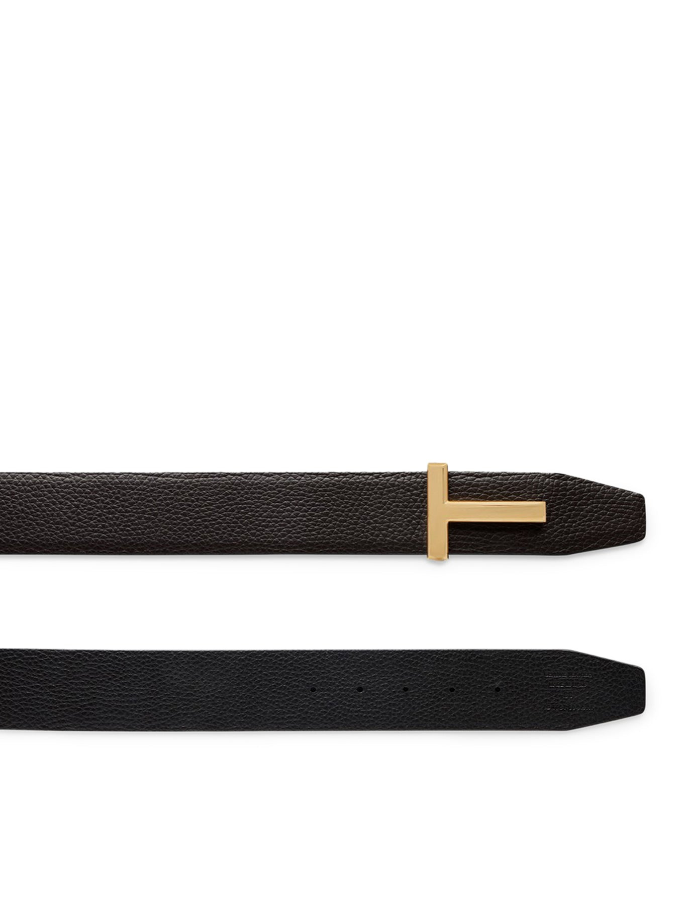 RIDGE T LEATHER BELT - 3