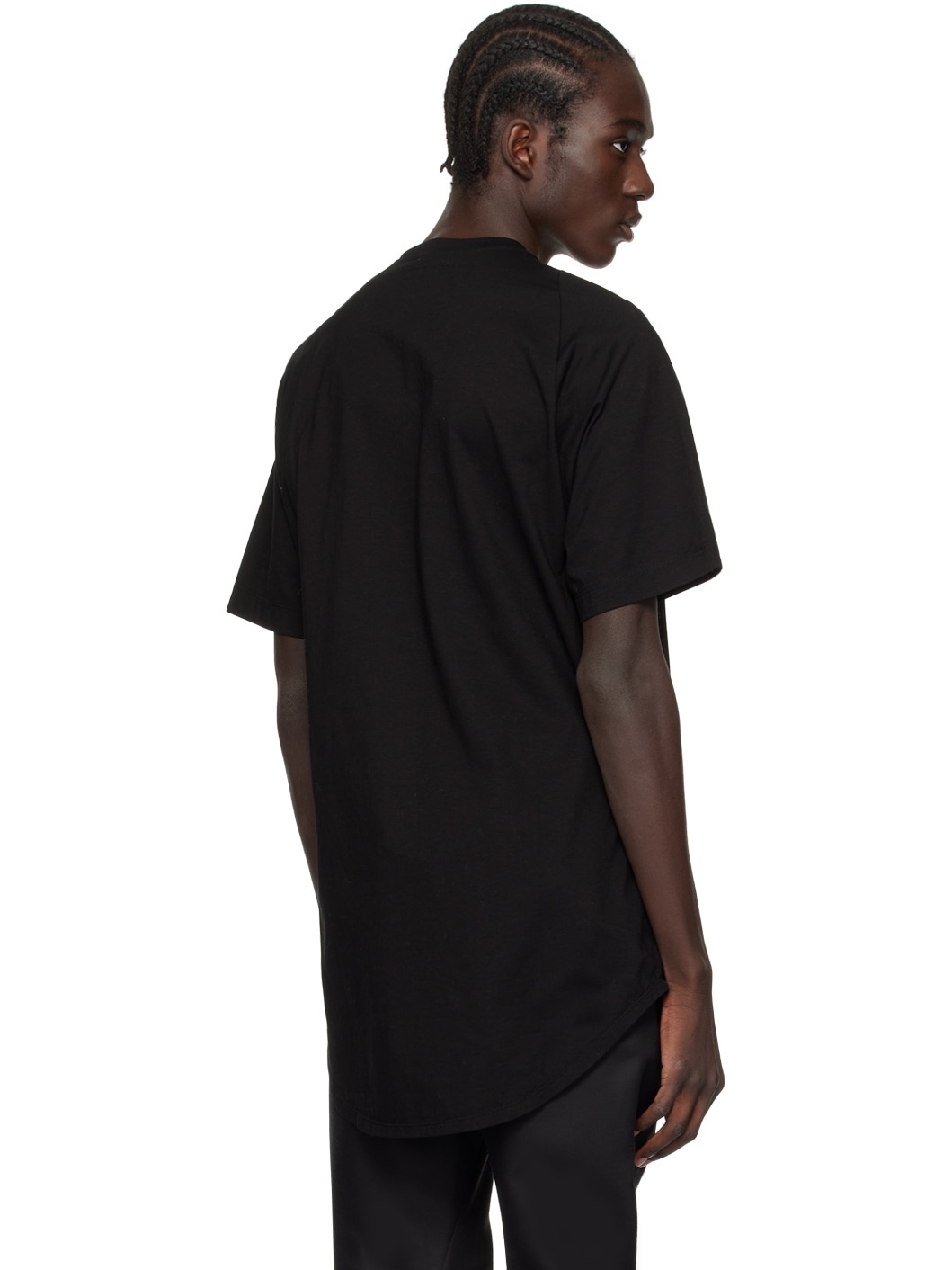 Black Printed T-Shirt - 3