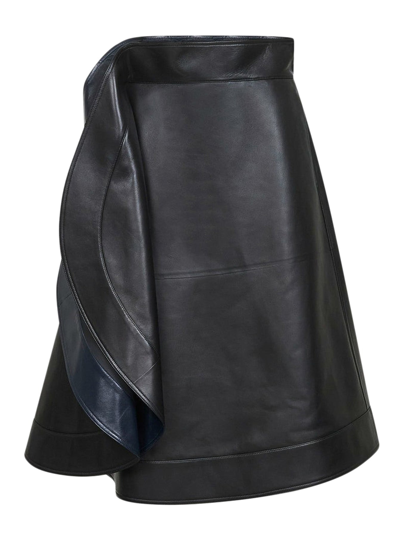 LEATHER A-LINE SKIRT - 2