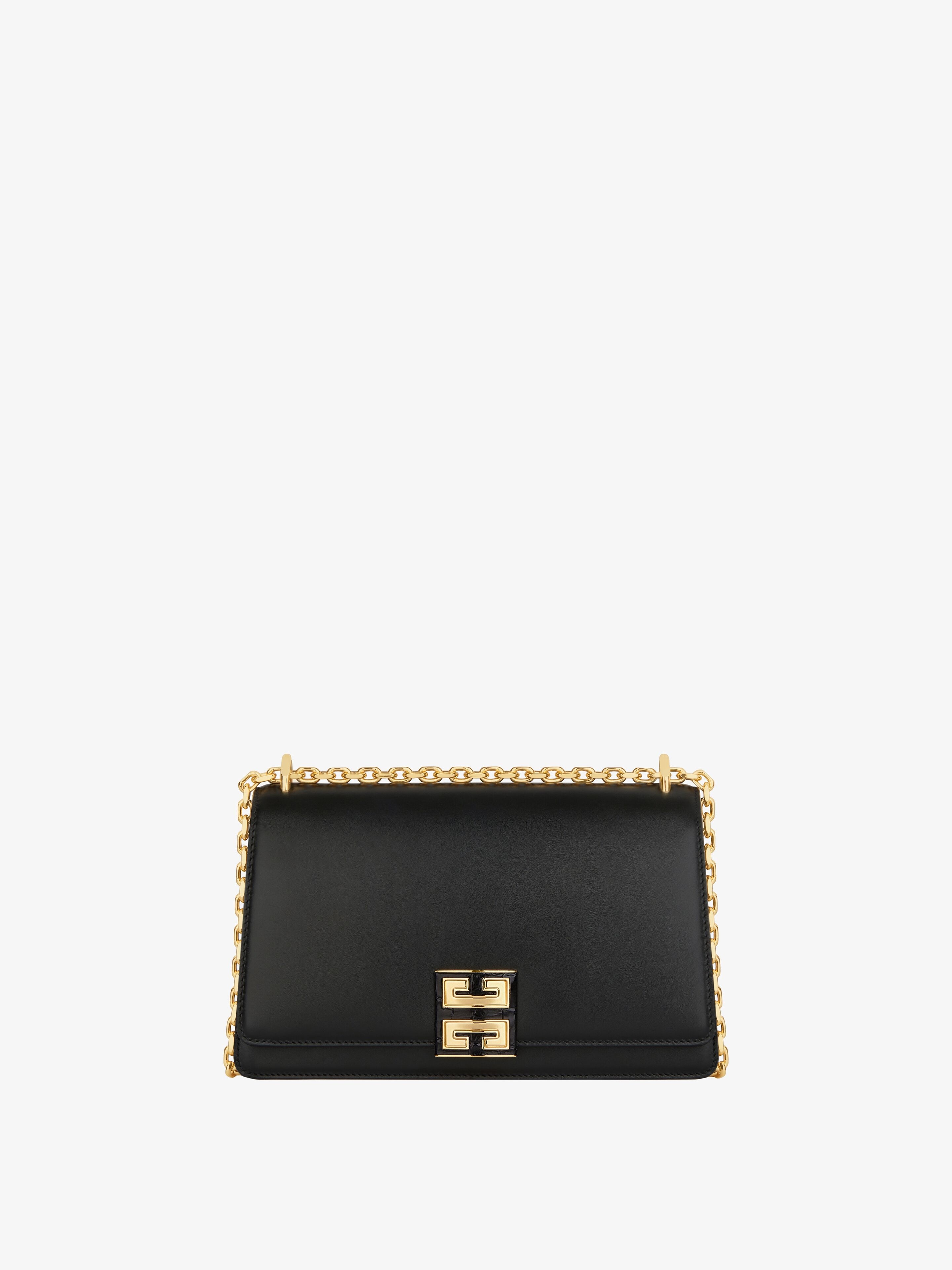 MEDIUM 4G BAG IN LEATHER WITH CHAIN - 1