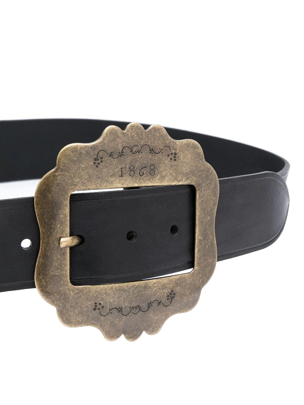 faded buckle belt - 2