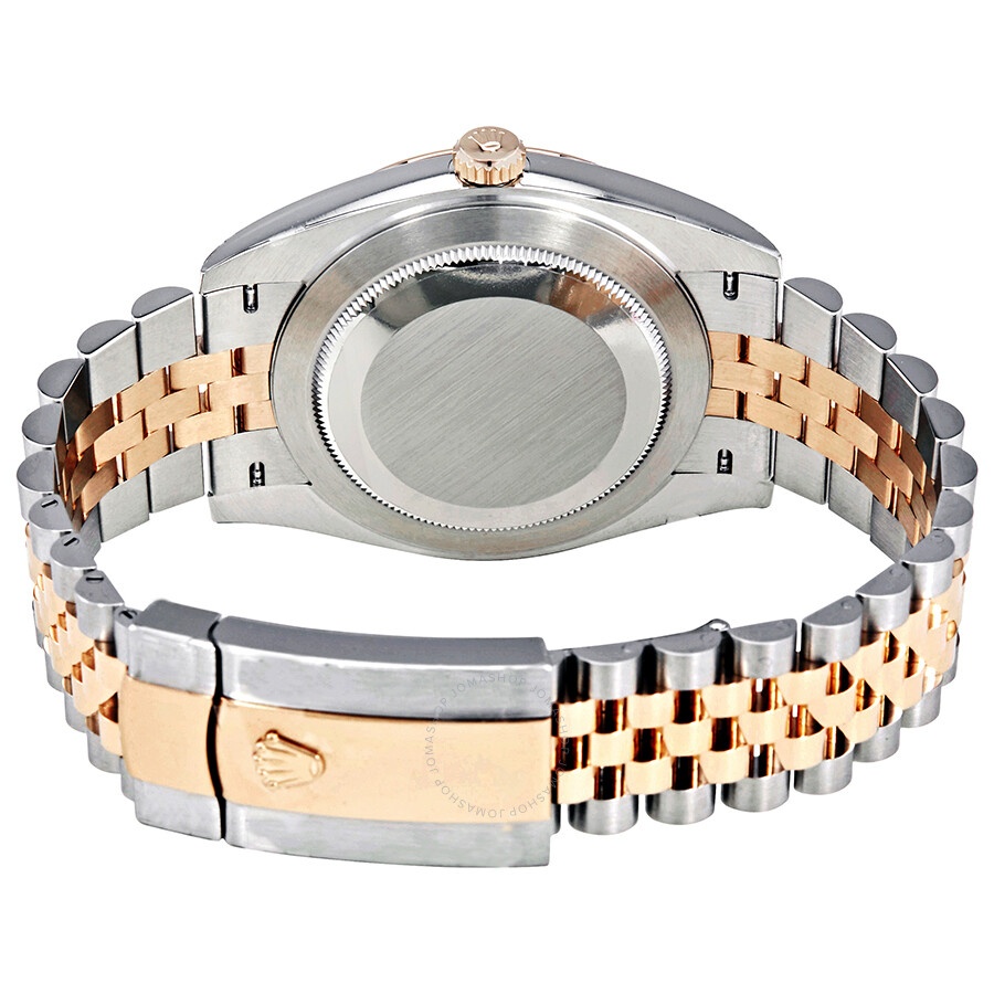 Rolex Datejust Sundust Diamond Steel and 18K Everose Gold Men's Watch 126301SNDJ - 3