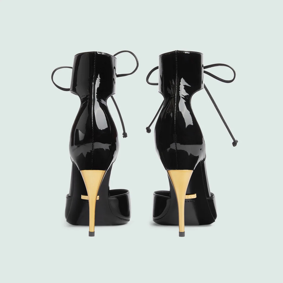Women's high heel patent pump - 5