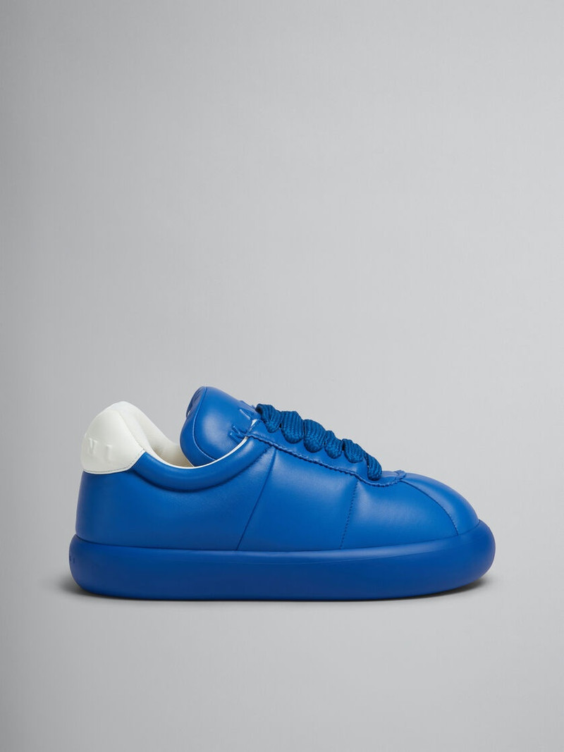 BLUE LEATHER BIGFOOT 2.0 SNEAKER - 1