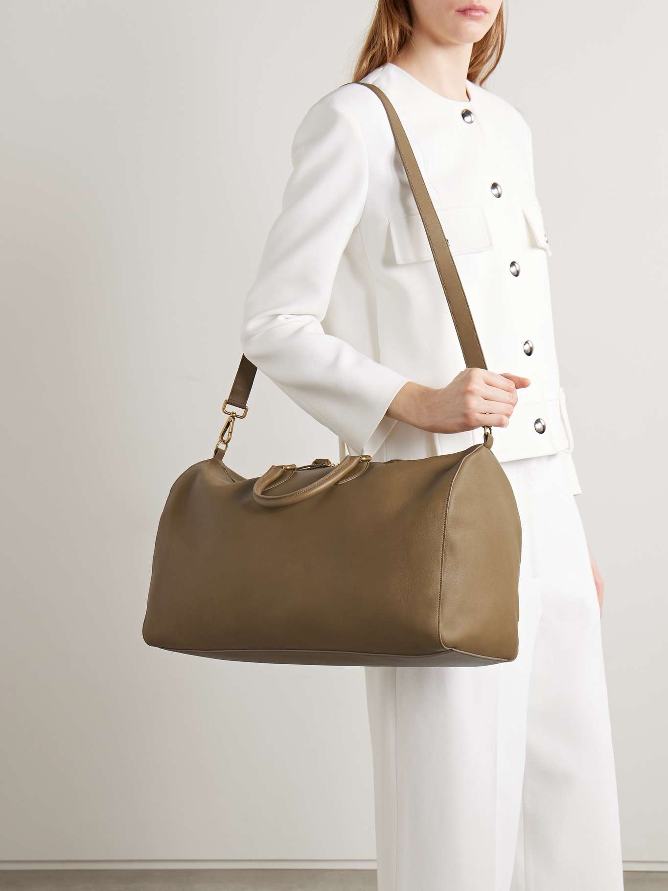 Pierre leather weekend bag - 6