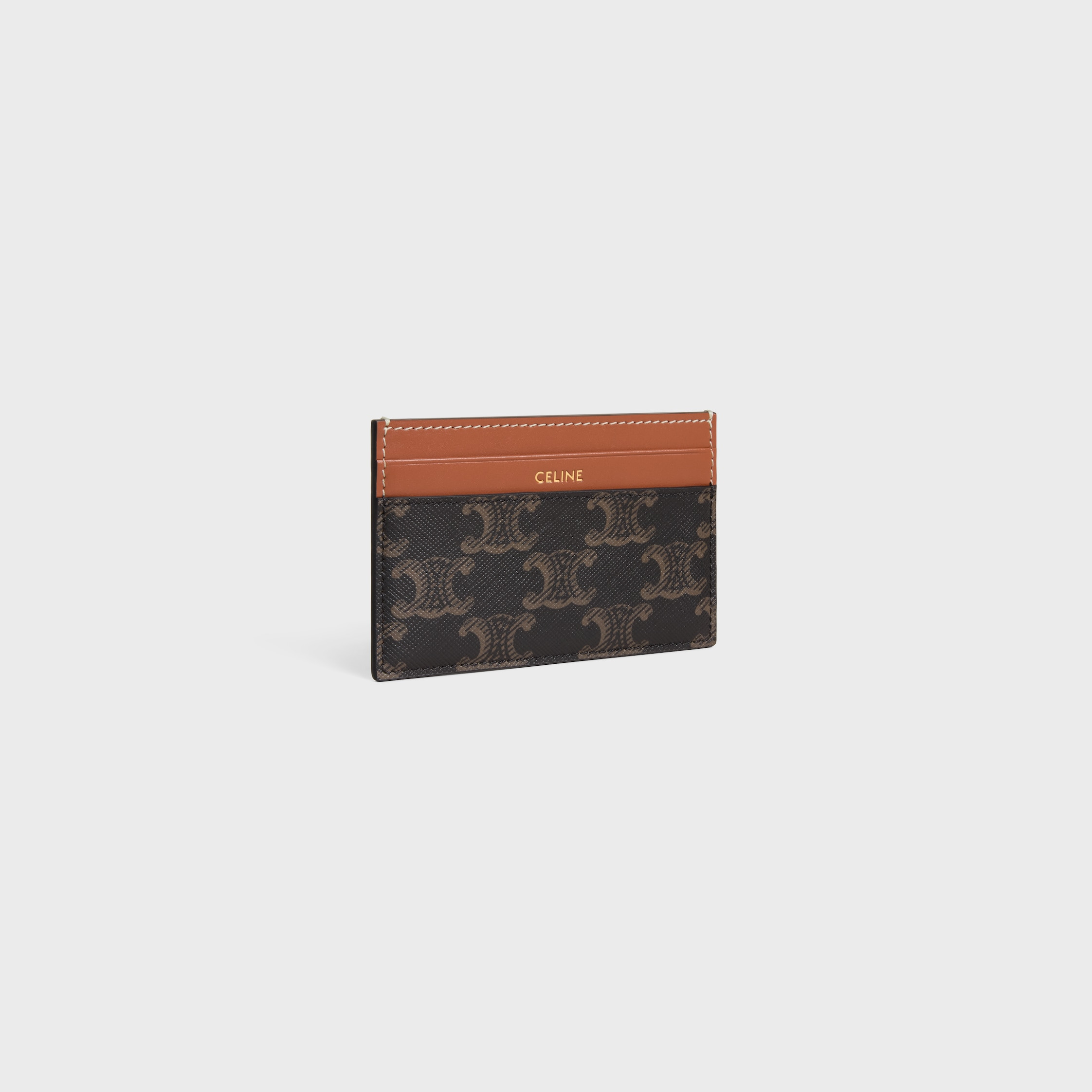 MEDIUM CARD HOLDER IN Triomphe canvas AND calfskin - 2