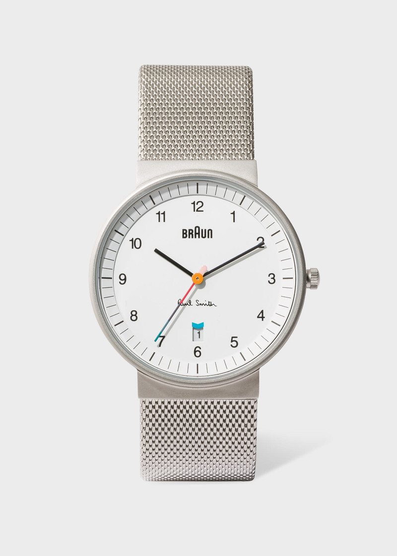 Paul Smith + Braun® Silver Watch 1