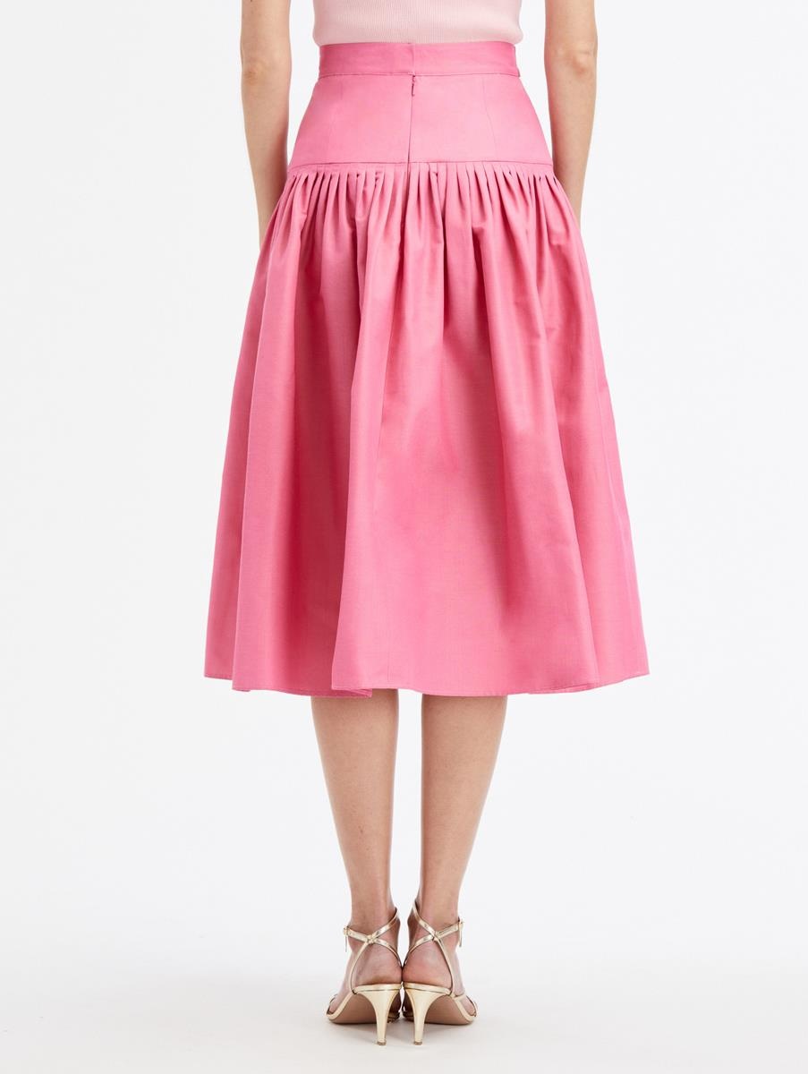 COTTON FAILLE FULL SKIRT - 3