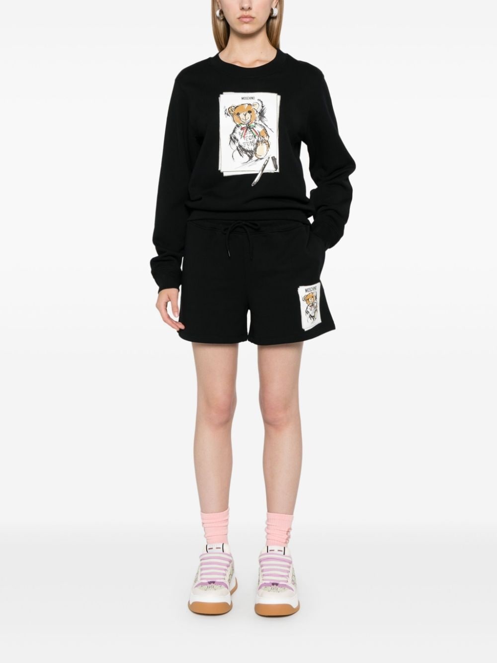 Teddy Bear-print shorts - 2