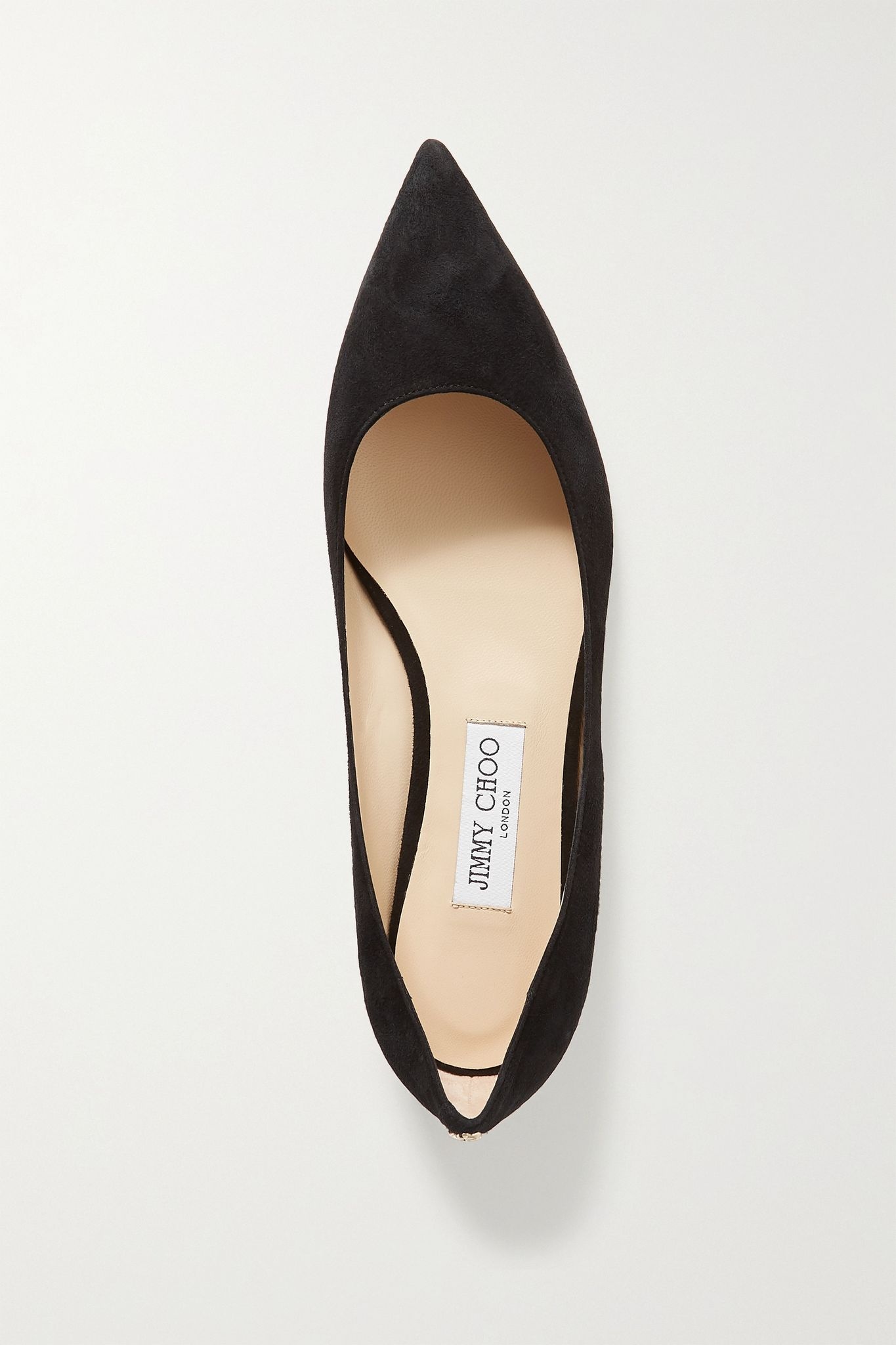 Love suede point-toe flats - 6