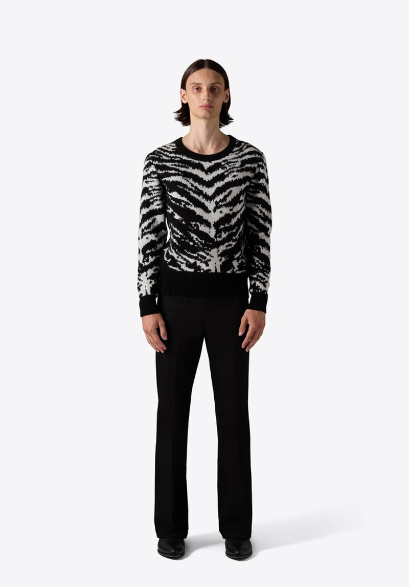 BLK DNM SWEATER 03 ZEBRA JAQCUARD outlook