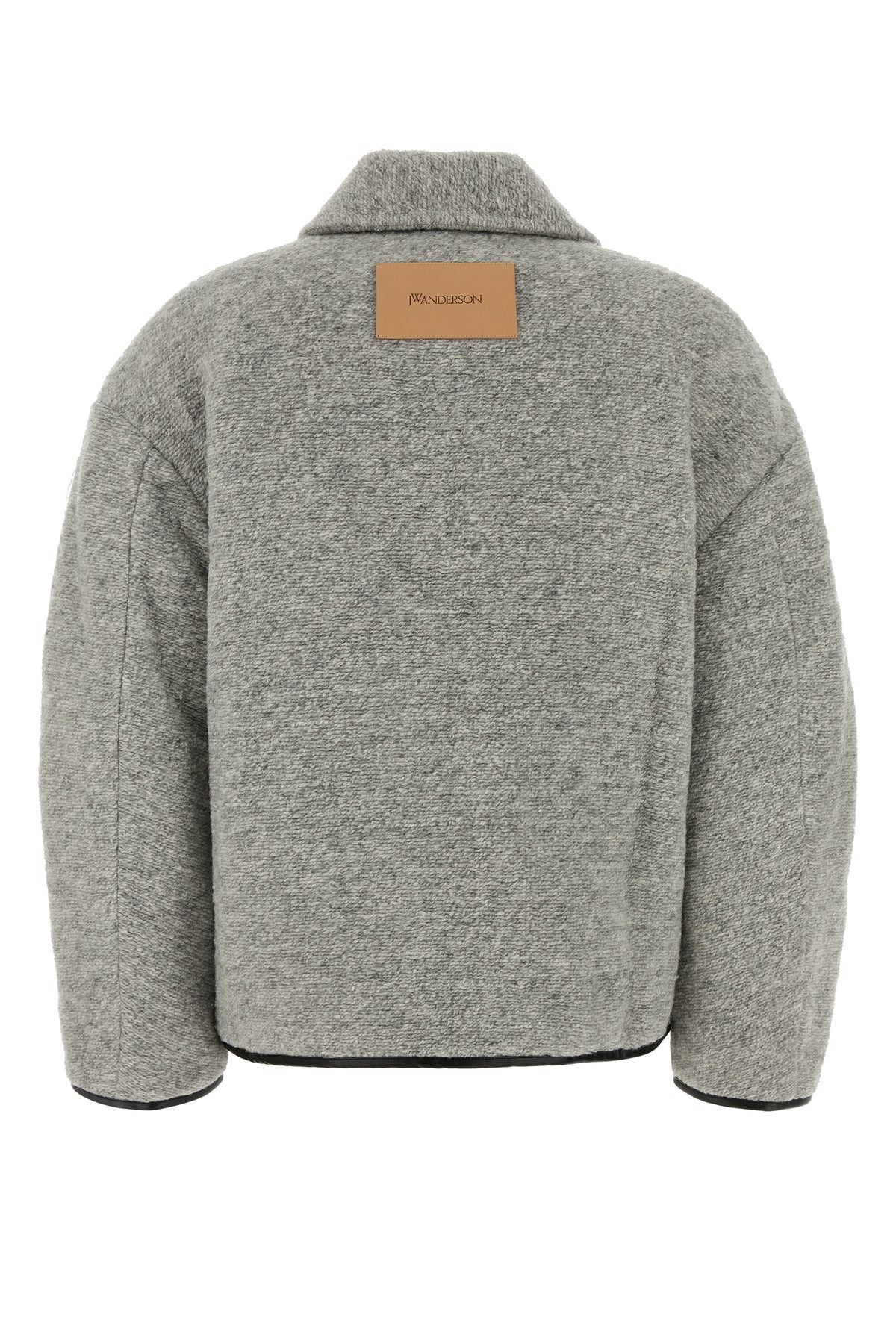 Melange grey wool blend jacket - 2