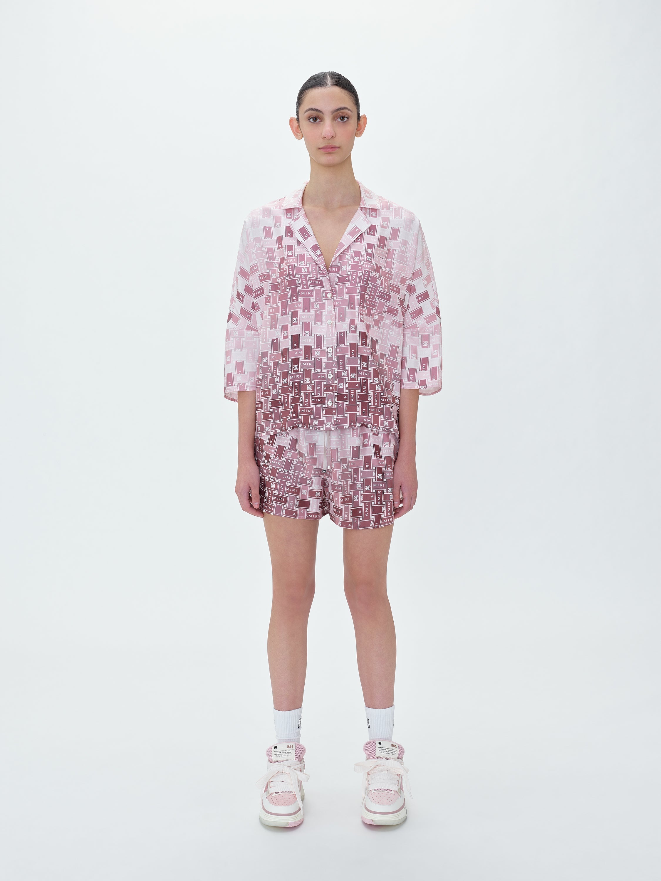 GRADIENT TAPE PJ SHORTS - 2