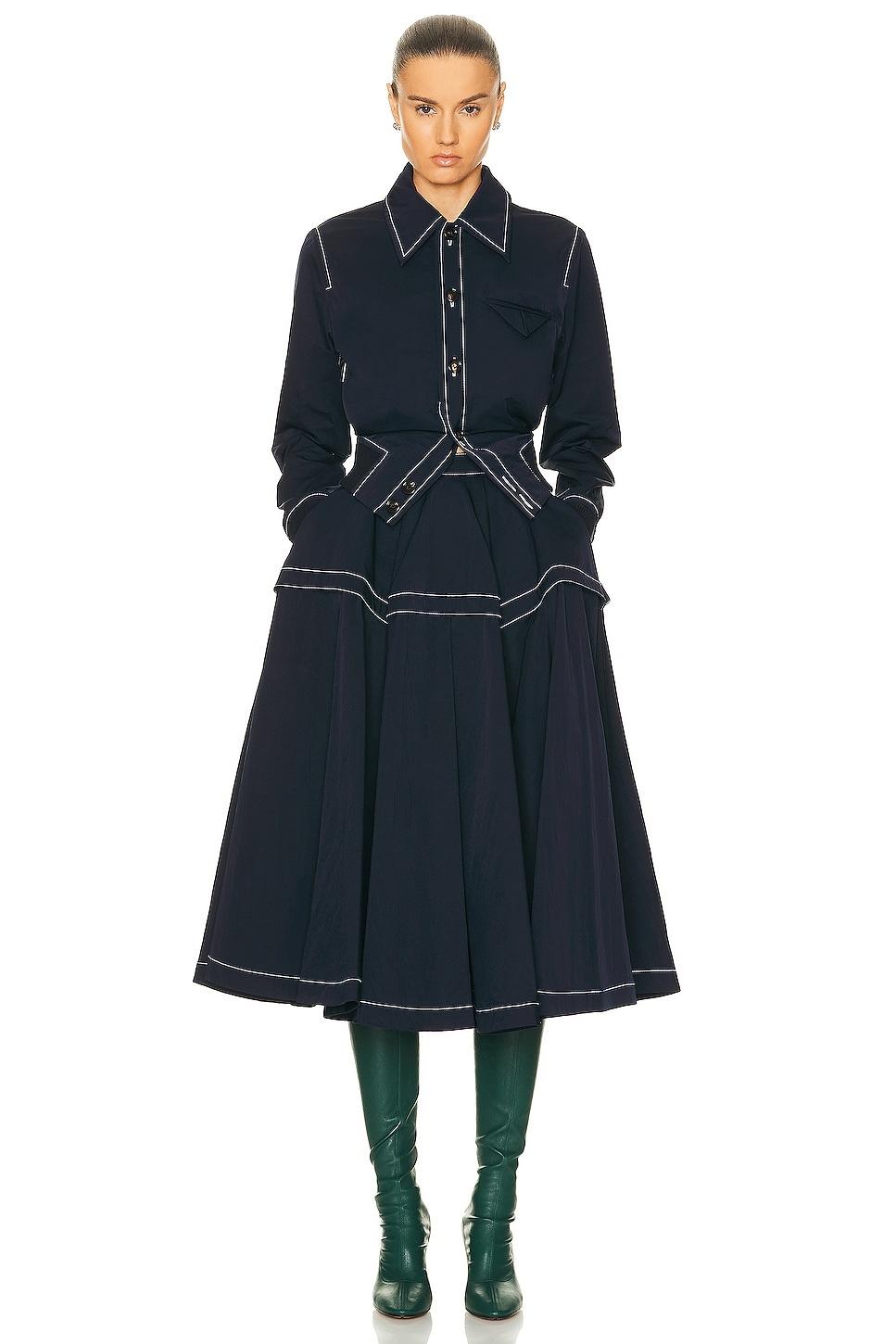 Tech Nylon Skirt - 4