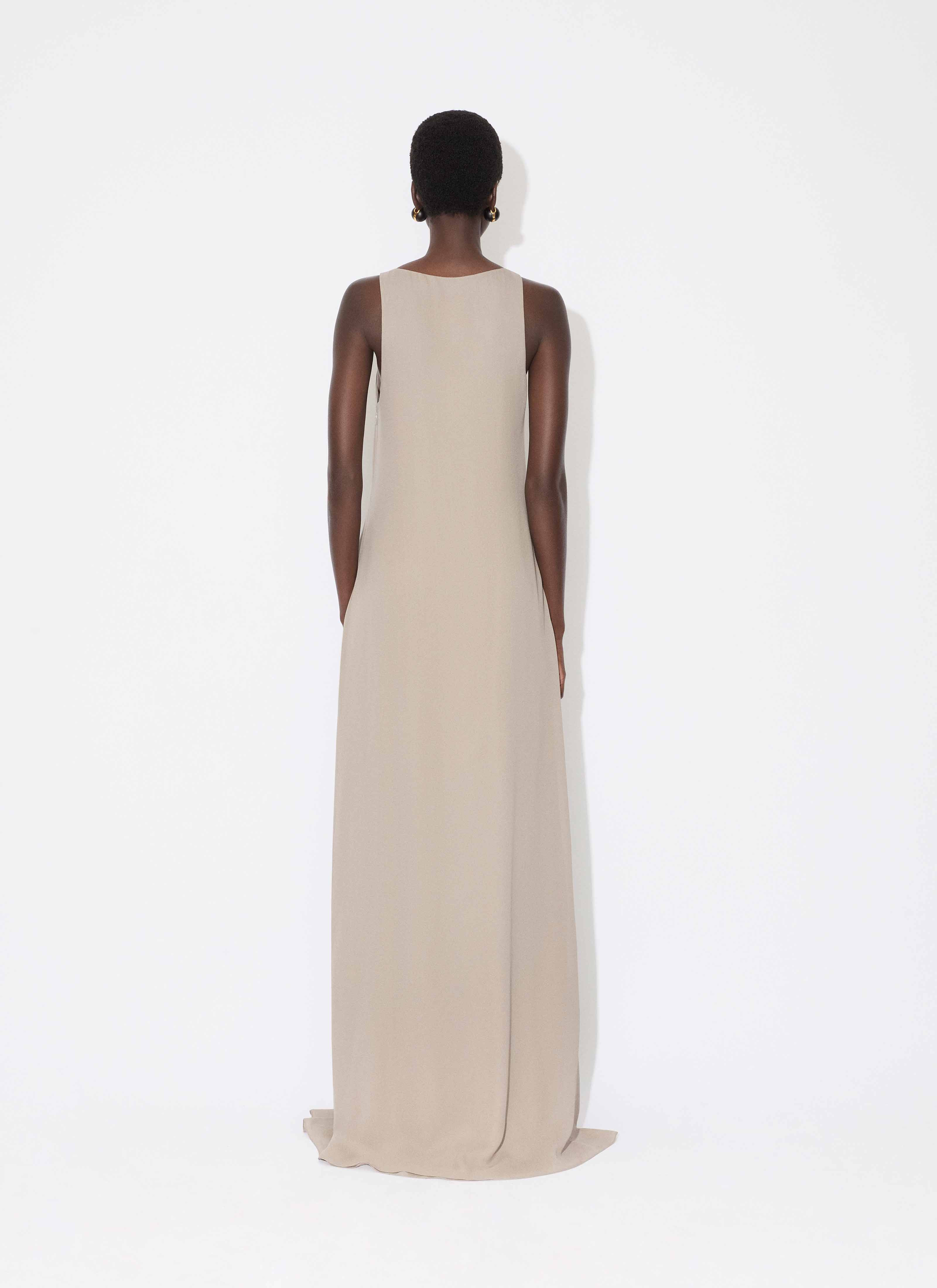GEORGETTE RUFFLE DRESS - 3