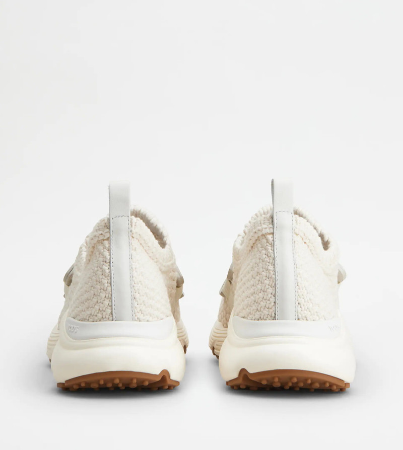 SLIP-ON SNEAKERS IN FABRIC - OFF WHITE 3