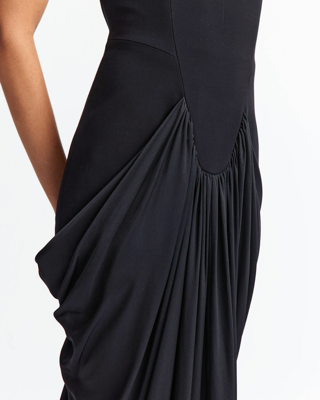 RES GOWN IN SATIN BACK CREPE - 5