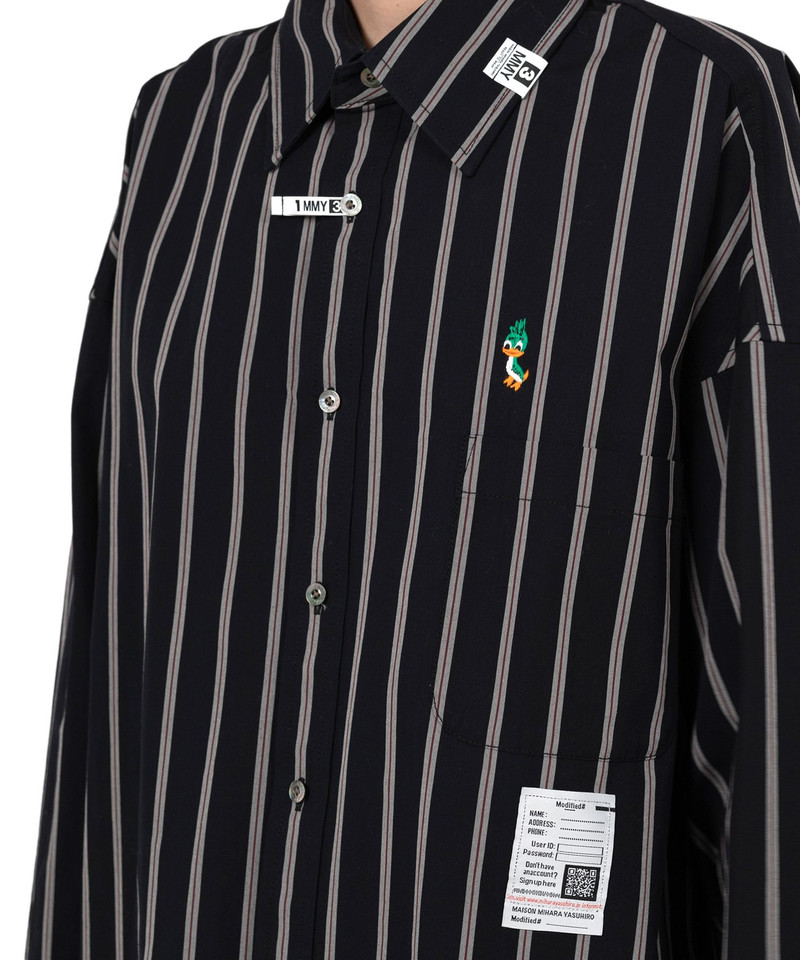 LEON Embroidery Stripe Shirt 15