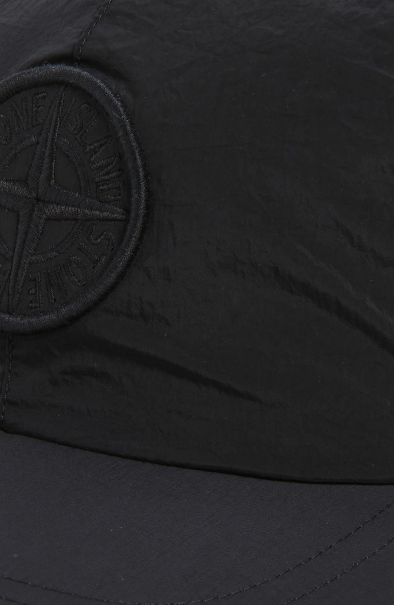 Stone Island Logo Embroidered Baseball Cap in Black at Nordstrom - 3