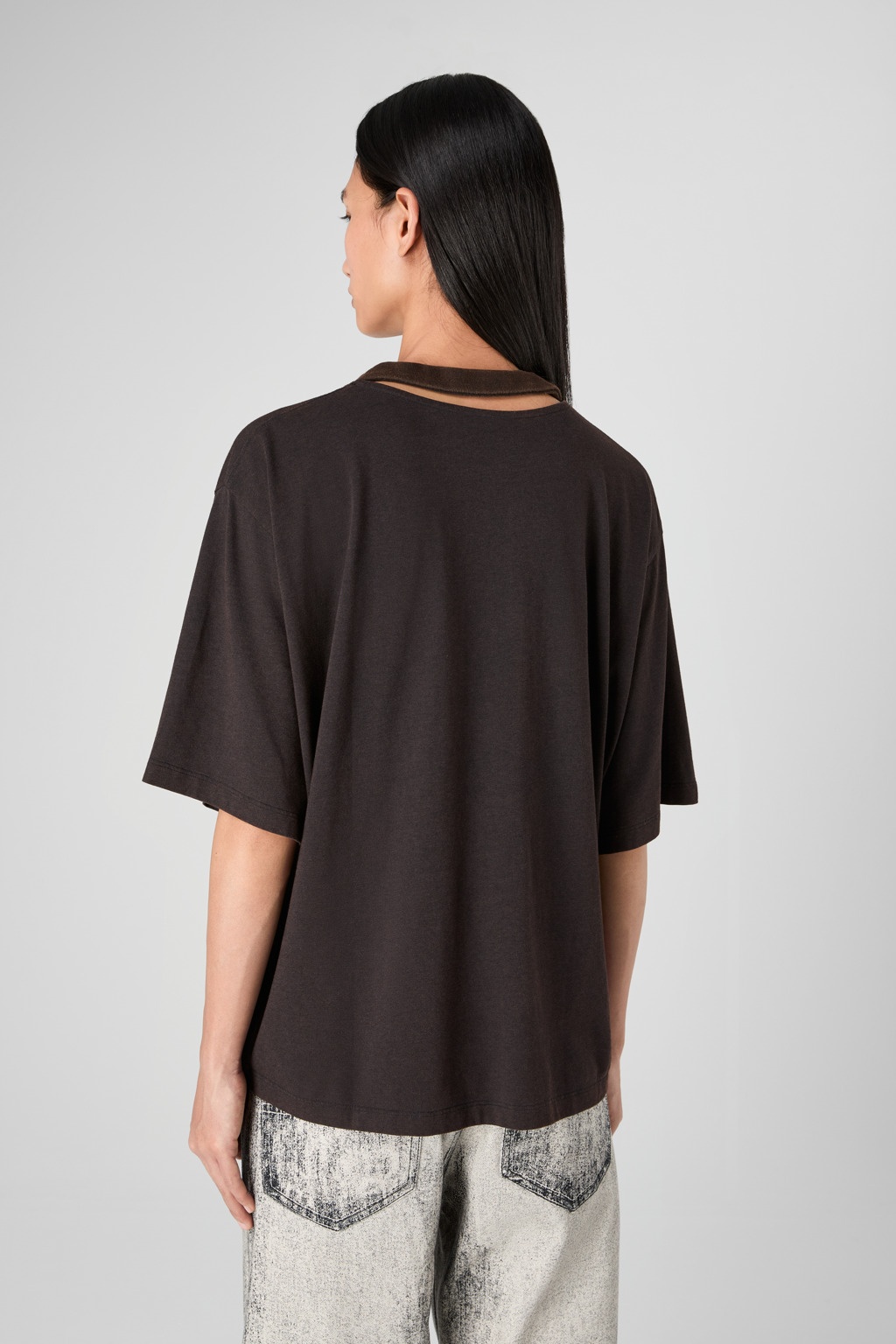 Faded Black Boxy T-shirt - 3
