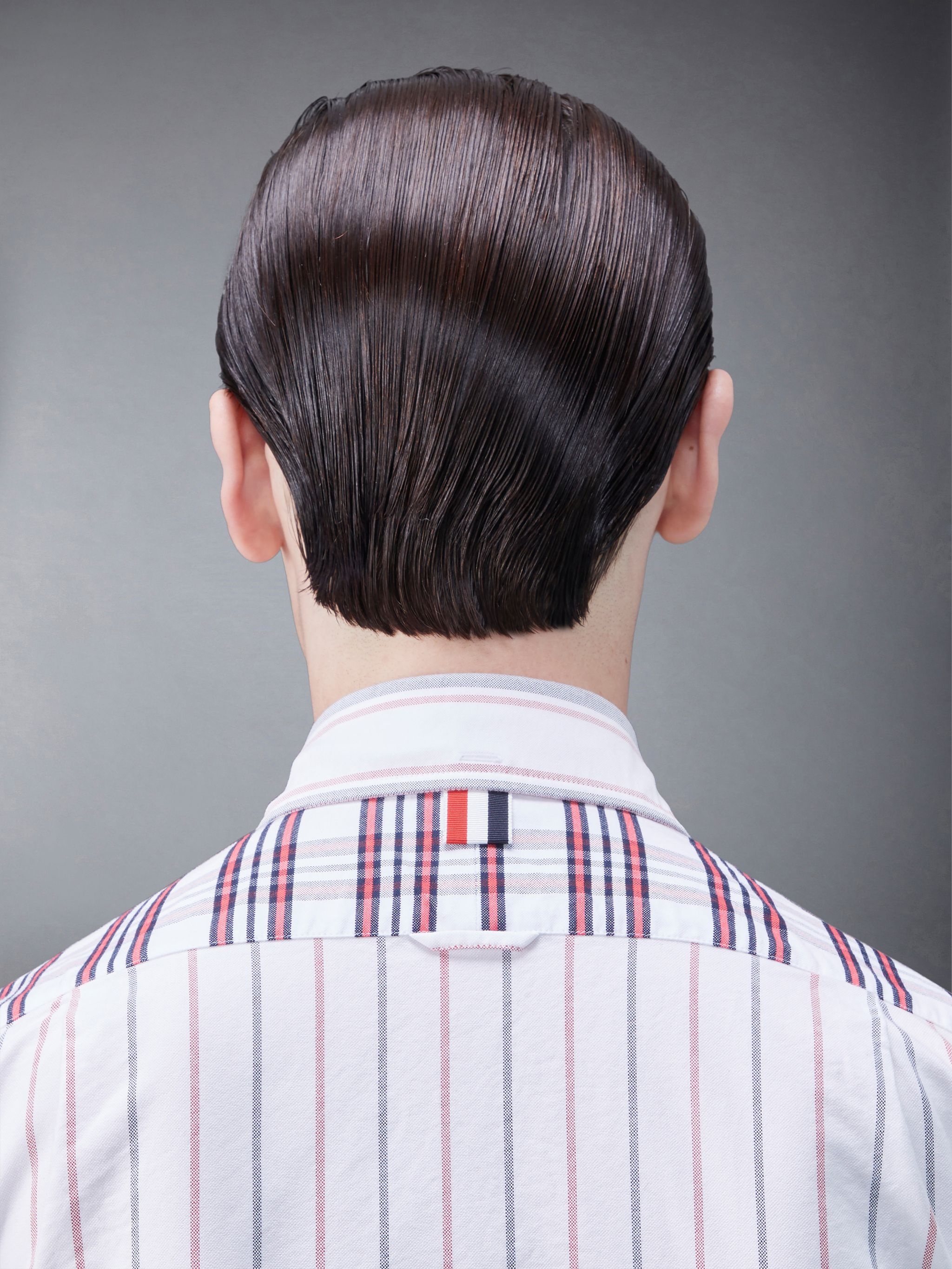 Fun-Mix Tattersall Stripe Oxford Round Hem Shirt - 6