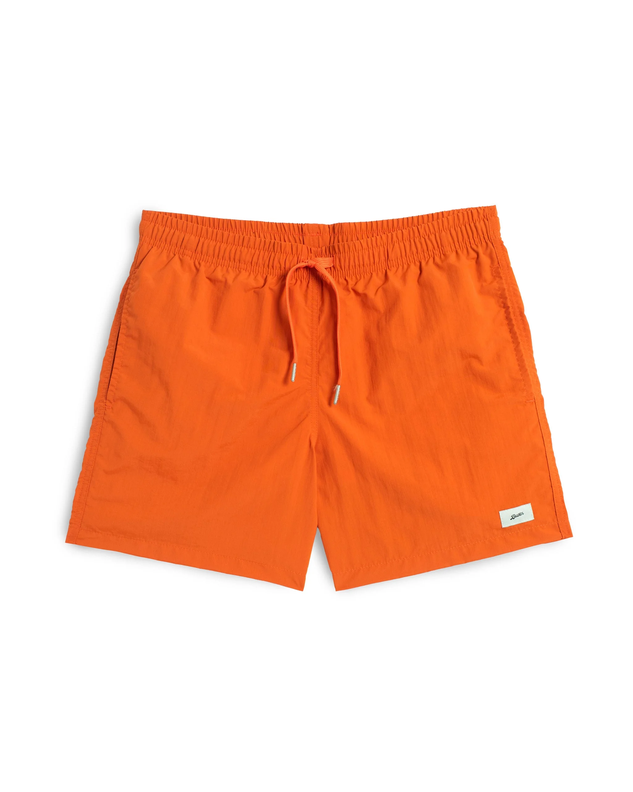 Solid Orange Swim Trunk - 1