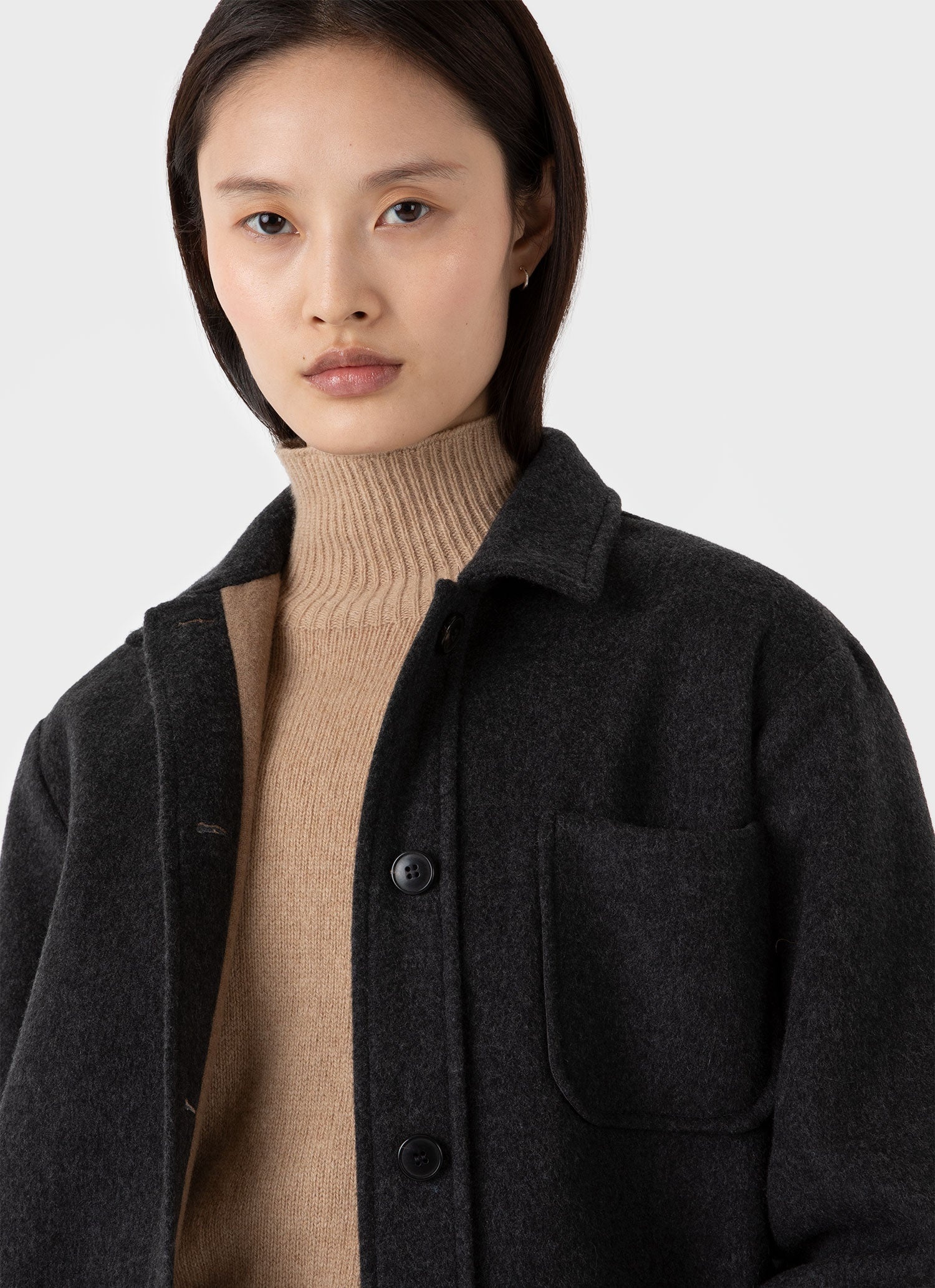 Double Faced Twin Pocket Jacket - 4