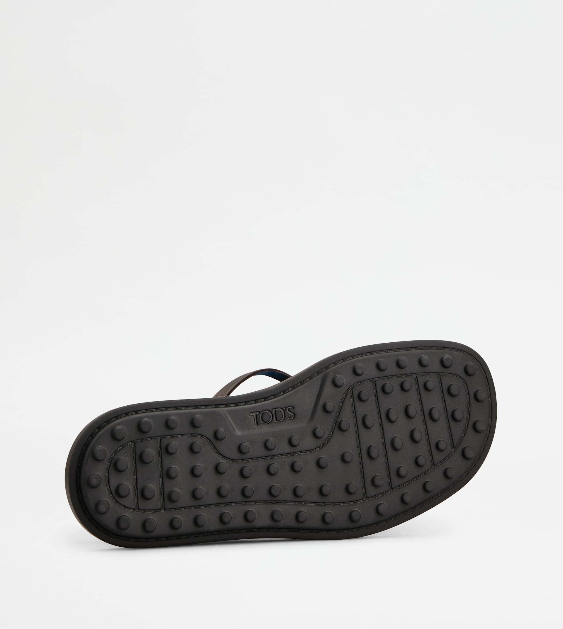 SANDALS IN LEATHER - BROWN - 4