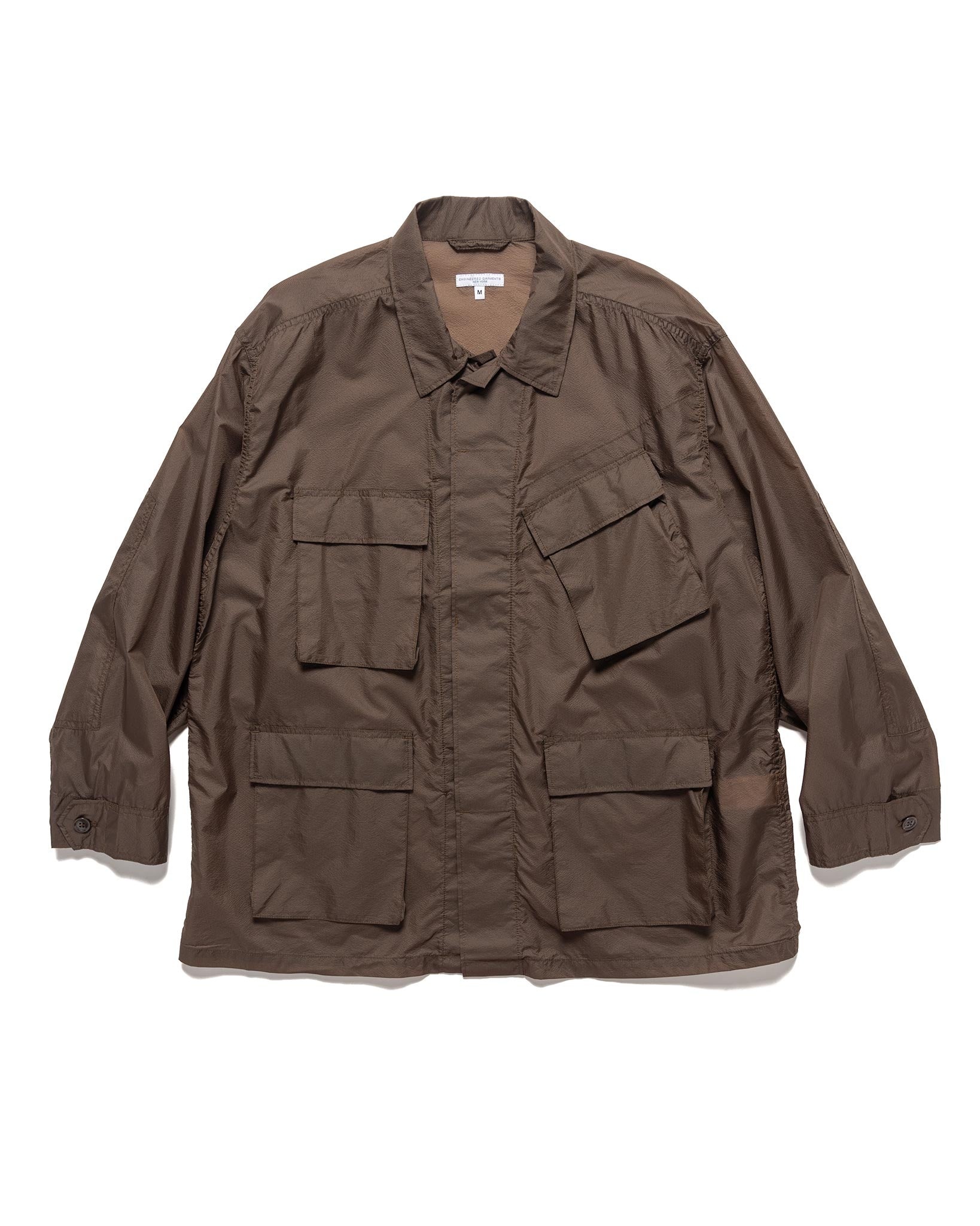 BDU Jacket Nylon Micro Ripstop DK Brown