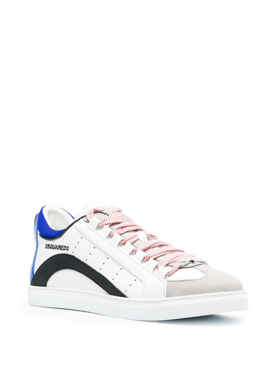 DSQUARED2 logo-print low-top sneakers outlook