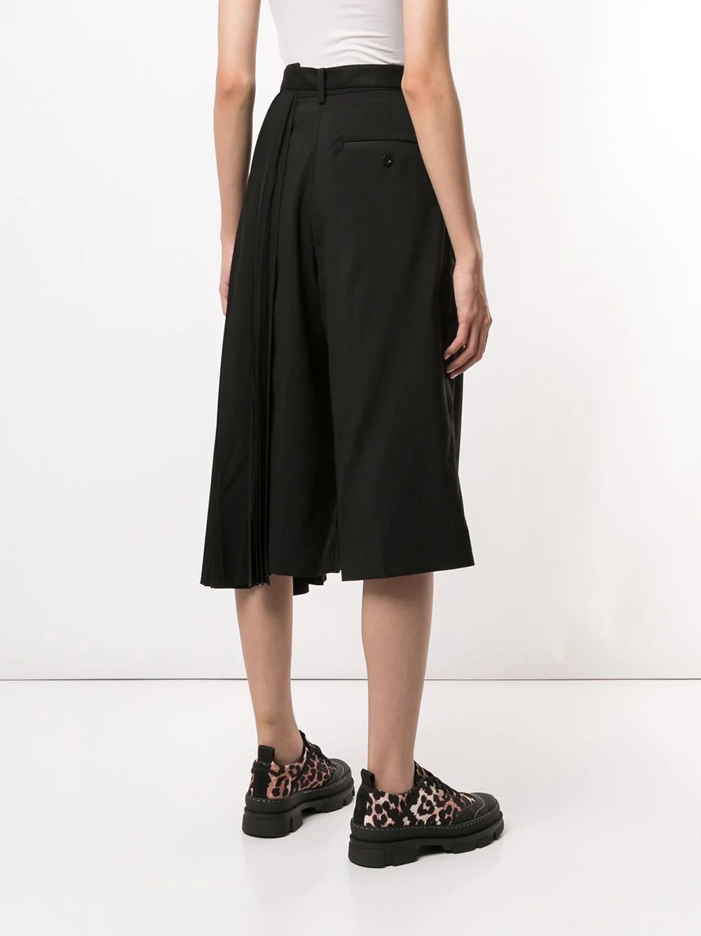 asymmetric midi skirt - 4