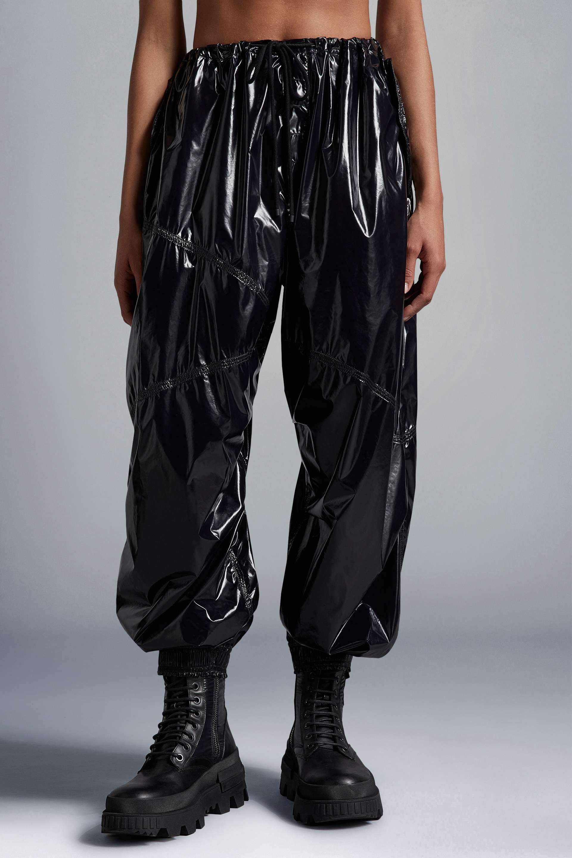 Glossy Nylon Pants - 3