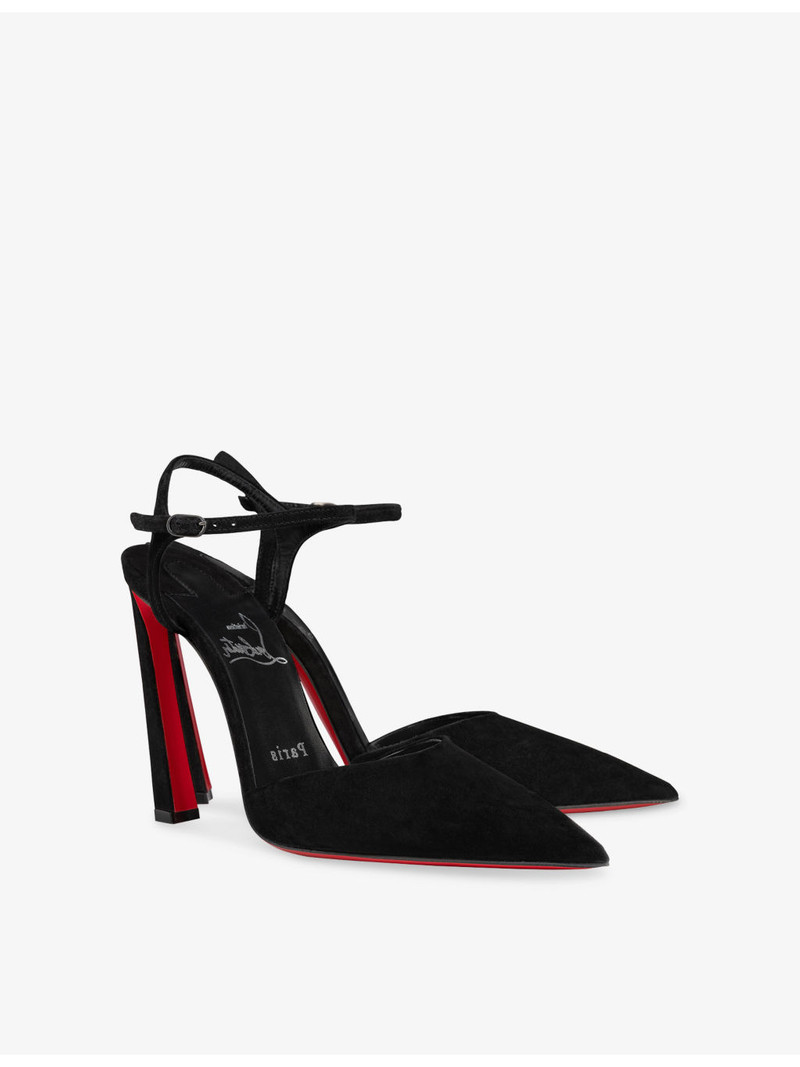 Christian Louboutin Condora Riviera 100 Suede Heeled Pumps outlook