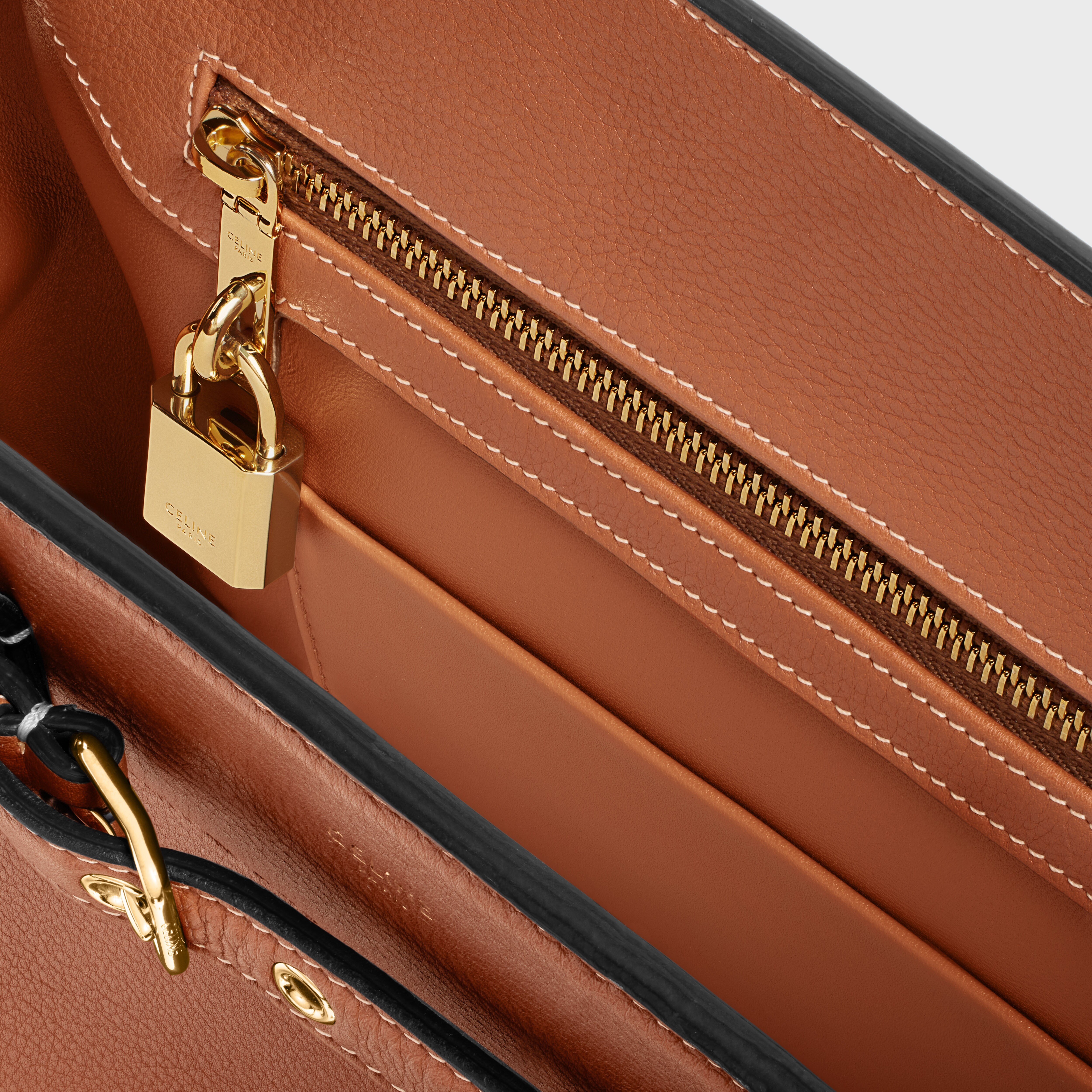 CELINE CONTI BAG in SUPPLE CALFSKIN - 4