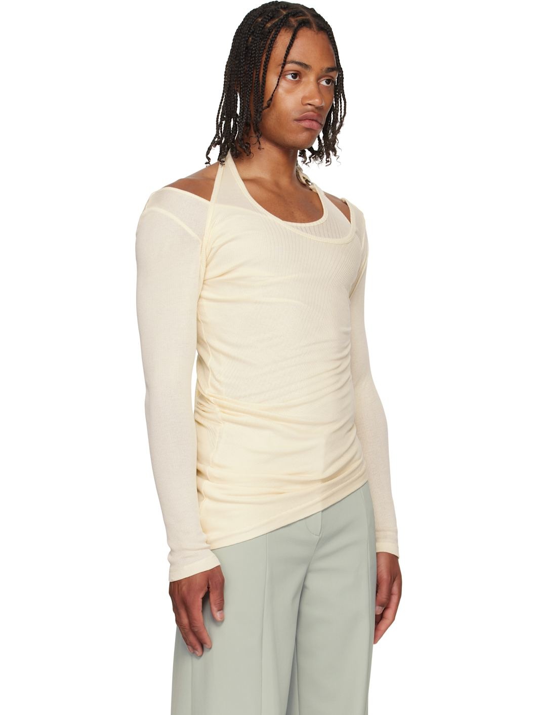 Off-White 'Gaultier' Piercing Detail Top - 2